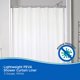 thumbnail image 3 of Cortina de ducha Kenney KN61430 PEVA impermeable 180 x 183 cm, 3 of 7