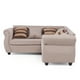 thumbnail image 3 of Seccional New Milan 3.2 Tela Beige, 3 of 5