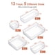 thumbnail image 2 of Organizador de cajones SMARTAKE de 13 piezas con almohadillas de silicona antideslizantes, 2 of 8