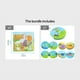 thumbnail image 1 of Toddler Baby Early Guidance Book Bath Toy EVA Bathing Book Toy Cooling Book SquareBB Called Ocean Animal Number Farm Traffic Sports Baby Bathing Book EVA Non-slip Bathing Book Water Baby Playing Water, 1 of 3