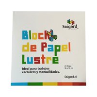 Seigard - Block Papel Lustre 16 X 16 Cm.
