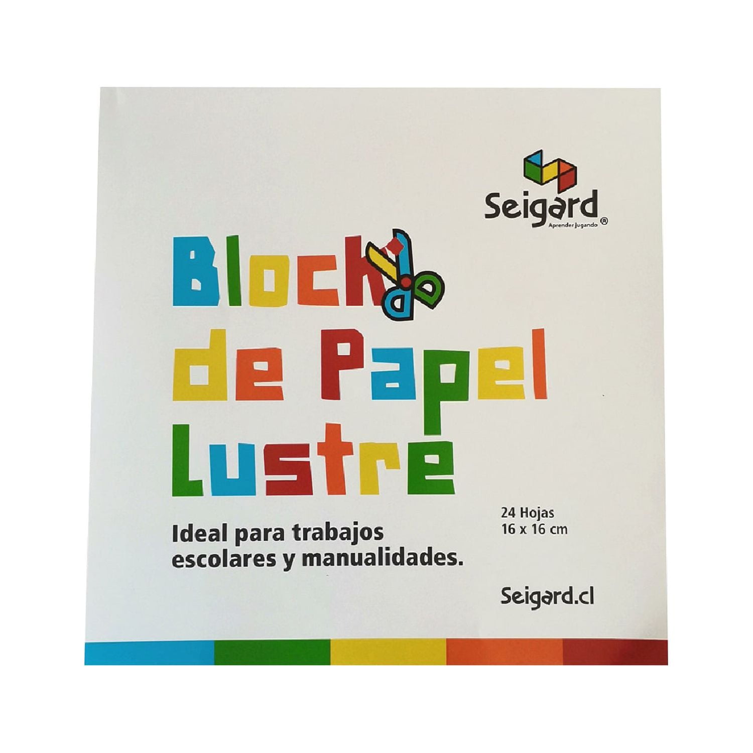 Seigard - Block Papel Lustre 16 X 16 Cm.