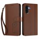 thumbnail image 3 of Funda Cartera Trébol para Samsung Galaxy A26 con Ranuras Tarjetas y Carga Inalámbrica Marrón, 3 of 6
