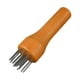 thumbnail image 5 of Herramienta para ablandar carne, pasador de acero inoxidable, resistente al desgaste, fácil de limpiar, práctico mango de madera para ablandar pollo y, 5 of 5