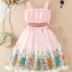 thumbnail image 1 of 2pcs Baby Girls Camisole Top & Mesh Flower Skirt Set Clothes, 1 of 5