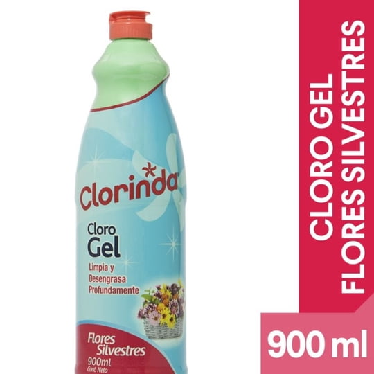 Cloro Gel Flores Silvestres Botella 900 ml Clorinda