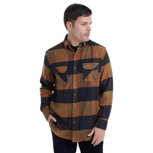 Camisa Leñadora Naranja