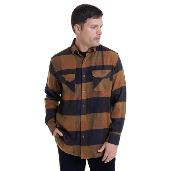 Camisa Leñadora Naranja
