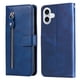 thumbnail image 4 of Funda con Cremallera para iPhone 17, Carcasa Cartera de Cuero PU con Soporte y Tarjetero, 4 of 5