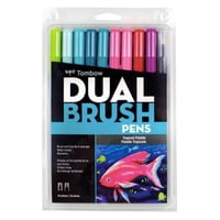 Set Marcadores Tombow Dual Brush Tropical 10 Colores