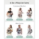 thumbnail image 2 of Portabebés MOMTORY de recién nacido a niño pequeño, 6 en 1, gris, 3,2-22,7 kg, 2 of 8