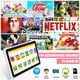 thumbnail image 4 of Tablet infantil YINOCHE de 10 pulgadas 32 GB Android 11 5G WiFi con funda rosa, 4 of 8