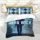 thumbnail image 5 of John Wick Conjunto de sábanas temático, trío de piezas, cómodo y amigable con la piel, diseño único, regalo de decoración para el hogar para familiares, amigos y fans,173cm *218cm, 5 of 6