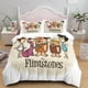 thumbnail image 1 of 3D Anime The Flintstone Duvet Cover Set King Queen Double Full Twin Single Size Bed Linen Bedroom Duvet cover Sets Home Textiles, 1 of 5