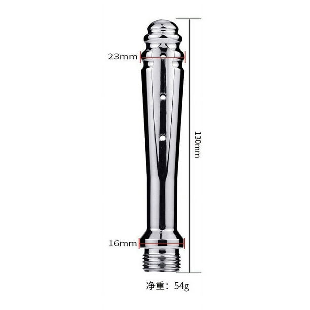 Metal Anal Doucher Anal Dilator Cleaning Flush Irrigator Shower Head Bidet Faucet Anal Cleaning Butt Plug Faucet Sex Toys Adult