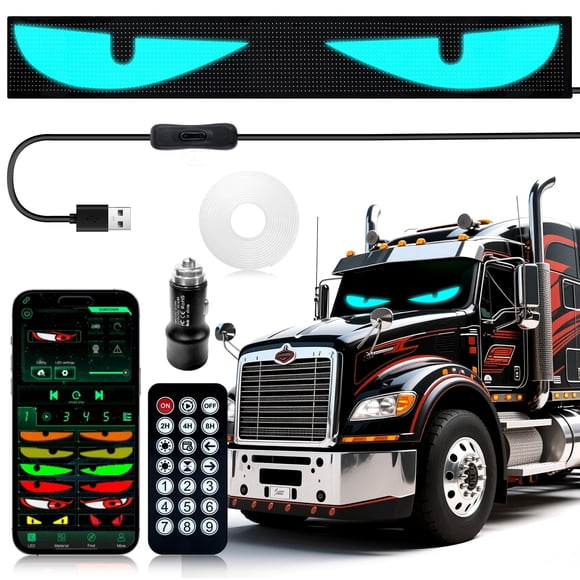 Pantalla LED CRILEAL de 90 cm con control USB, Bluetooth y App