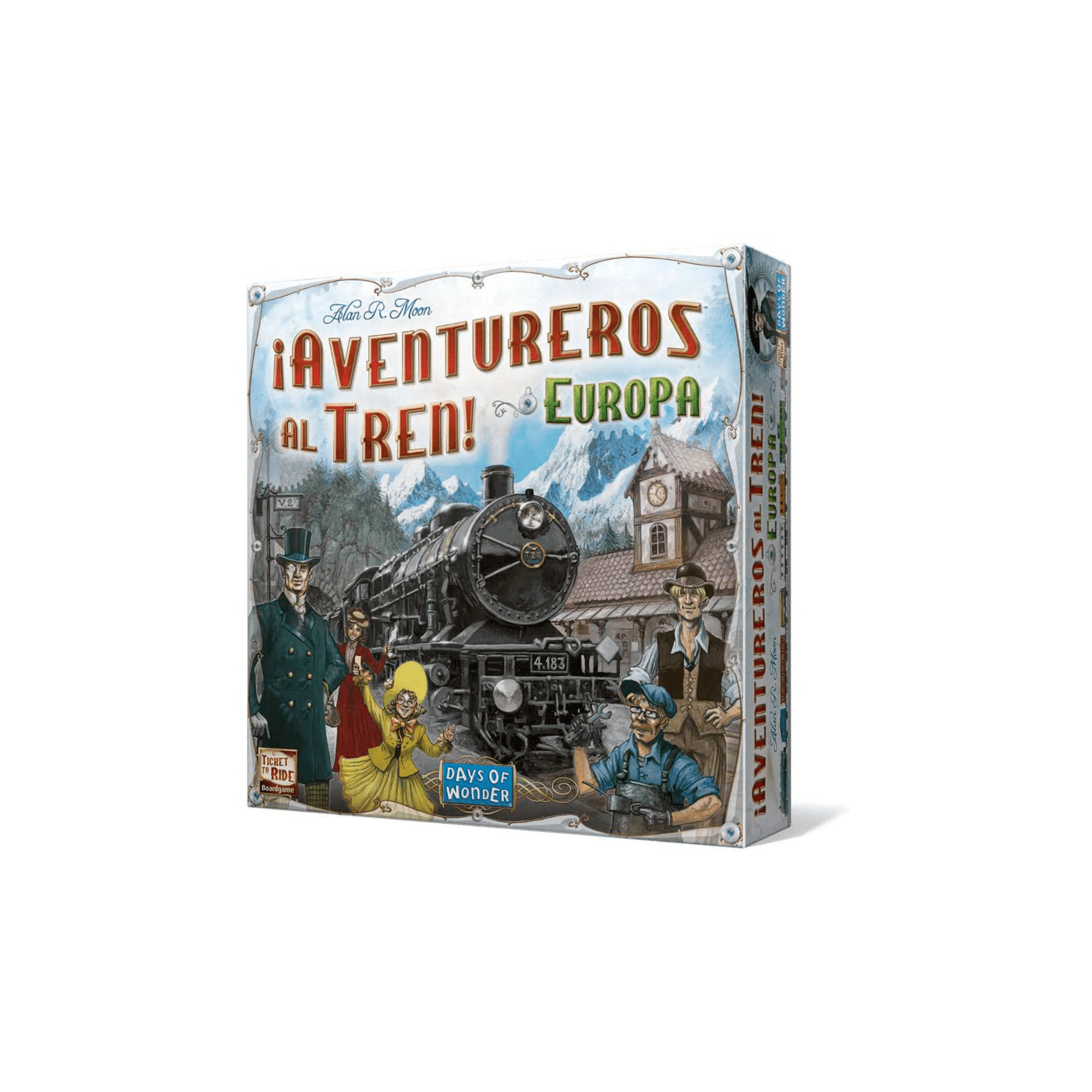 Juego De Mesa Aventureros Al Tren Clásico Europa