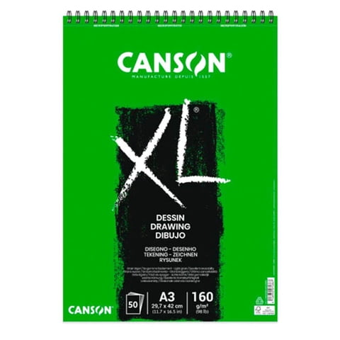 Croquera Dibujo Canson Xl Dessin 160Gr A3 (29 X 42 Cm) 50Hjs
