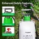 thumbnail image 4 of Bomba pulverizadora VIVOSUN de 4 litros para riego de jardín con 3 boquillas y manguera, 4 of 9