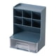 thumbnail image 1 of Portalápices Organizador de Escritorio Suministros de Papelería Accesorios de Escritorio Soporte para Brochas de Maquillaje Organización de Portalápic Azul, 1 of 5