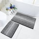 thumbnail image 1 of Tapete de Baño Suxumhao Chenilla Negro y Blanco 2 Unidades, 1 of 4
