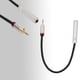 thumbnail image 5 of Cable adaptador de audio profesional de 3,5 mm macho a 6,5 mm hembra con conector chapado en oro de 30 cm, 5 of 8