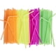 thumbnail image 1 of [Paquete de 500] Pajitas de colores neón - Flexibles, desechables, aptas para niños, colores variados, 1 of 5