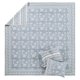 thumbnail image 4 of Juego de Edredón Reversible Levtex Home King 264x234 cm Azul Floral, 4 of 9