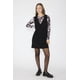 thumbnail image 2 of Vestido Jumper Cotelé Negro negro L, 2 of 5
