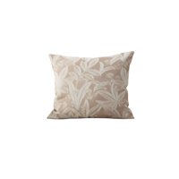 Genérico - Juego De 2 Fundas Peludas De Hojas 45X45 Beige