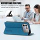 thumbnail image 3 of Funda Billetera para Infinix Note 60 5G Imán y Resistente Azul, 3 of 6