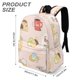 thumbnail image 3 of Sumikko Gurashi-theme Backpack, Campus style schoolbag Bookbag with Adjustable Shoulder Straps And Large Zip Compartment, Unisex Travel Bags.42x30x15cm, 3 of 6