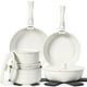 thumbnail image 1 of Juego de utensilios de cocina SODAY, 17 unidades, antiadherentes con mango desmontable, color blanco, 1 of 3