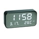 thumbnail image 2 of usb pantalla digital snooze alarma reloj fecha temperatura temperatura negro blanco, 2 of 3