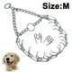 thumbnail image 1 of Collar de entrenamiento para perros con hebilla de liberación rápida, de acero cromado, antitirones., 1 of 8