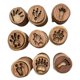 thumbnail image 3 of 9 Uds. De Sellos De Huellas De Animales, Diarios DIY, Juego De Sellos De Madera Para Ni?os Y Ni?as, Estilo B L 4,5-5cm, 3 of 4