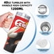 thumbnail image 5 of Ferdinand Vaso aislado de acero inoxidable con asa, diseño temático, regalo para familia, amigos y fans; incluye pajita y encaja en el portavasos estándar, 40 oz, 5 of 6