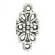thumbnail image 1 of 50x Plata Tibetana Margarita Filigrana Diamante Patrón Conector Joyería DIY, 1 of 2