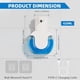 thumbnail image 2 of Dispensador de jabón sin contacto Ipefan 2 unidades 420 ml blanco, 2 of 6