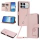 thumbnail image 1 of Funda Cartera Trébol para Xiaomi Poco F8 Pro con Ranuras Tarjetas y Carga Inalámbrica Rosa, 1 of 6