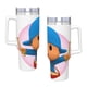thumbnail image 4 of POCOYO Vaso aislado de acero inoxidable con asa, diseño temático, regalo para familia, amigos y fans; incluye pajita y encaja en el portavasos estándar, 40 oz, 4 of 6