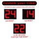 thumbnail image 3 of Reloj de Disparo de Baloncesto YZ Paquete de 2 con Panel de Control para Exterior, 3 of 7