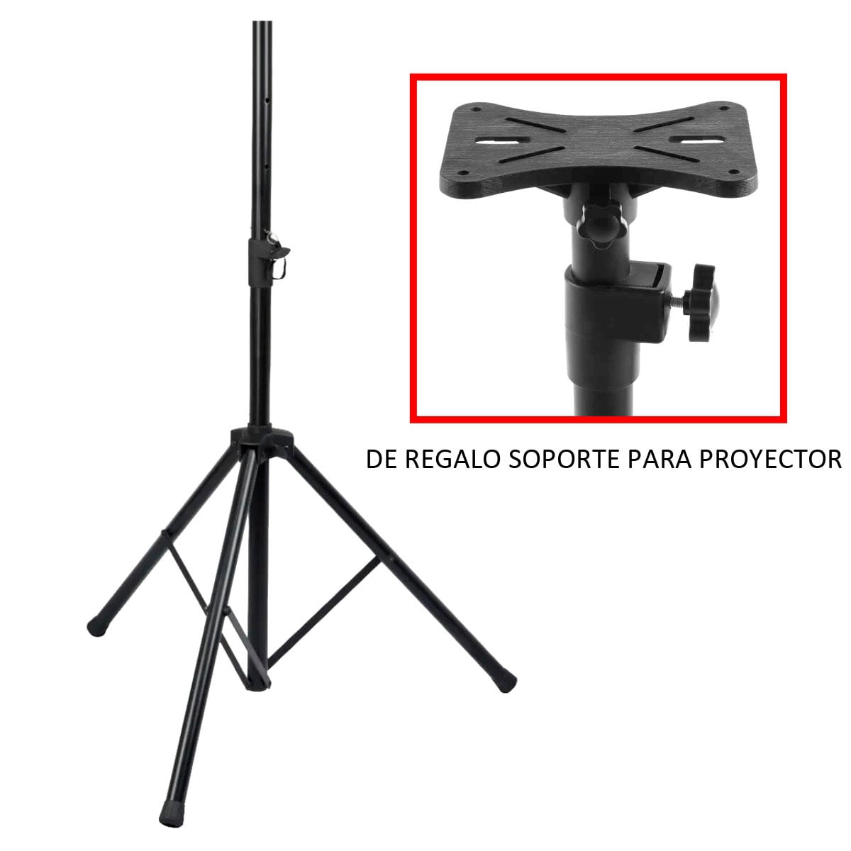 Avg Pro - Atril Tripode Acero Parlante Telon Proyector