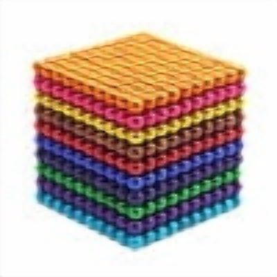 Juego de 1000 bolas magnéticas de 3 mm con forma de cubo mágico