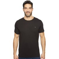 Camiseta Tommy Hilfiger Core Flag Con Cuello Redondo Para Hombre, Color Negro