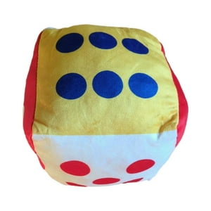 Genérico - Juego De Dados De Espuma Jumbo, Suministros Escolares De Carnaval, Número De Animal De 6 Pulgadas