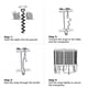 thumbnail image 3 of Kit de anclajes para trampolín Eurmax USA de acero resistente, 3 of 6