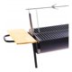 thumbnail image 2 of Parrilla Tambor a Carbon 110x44 cm con Asador Giratorio Ruedas y Tabla Lateral, 2 of 4
