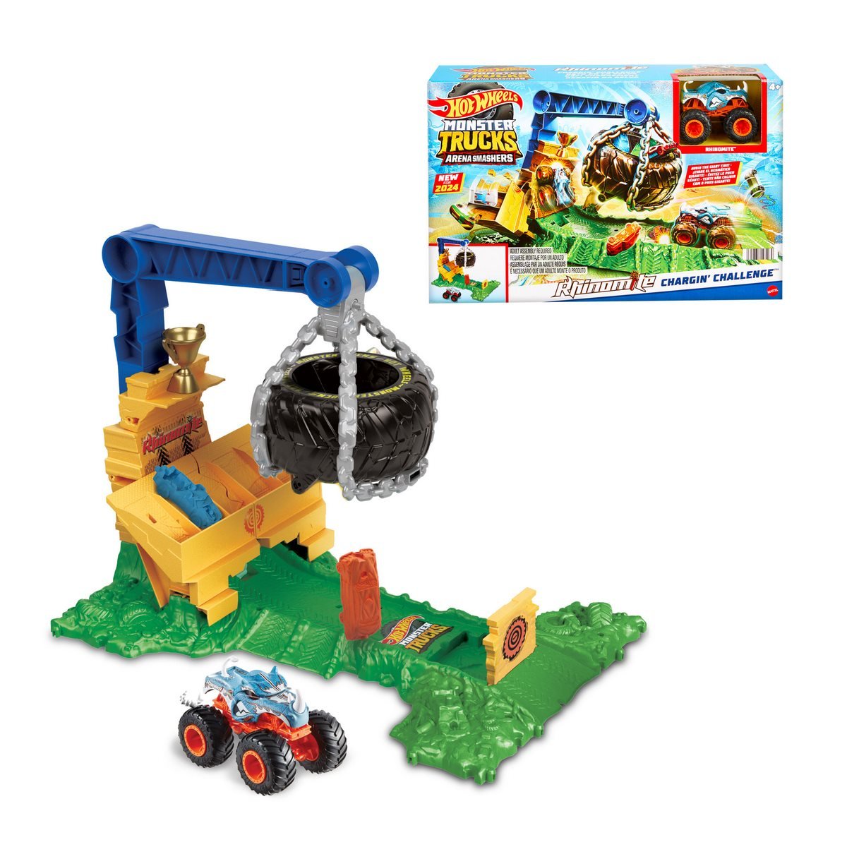 Pista De Carrera Monster Trucks - Hot Wheels -Reto Selva.