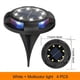 thumbnail image 1 of 4pcs Solar Ground Lights, Outdoor LED Powered Disk Lights, Solar Waterproof In-ground Lights, Color Changing Landscape Lighting, For Garden Deck Stair Step Lawn Patio Driveway Walkway Pathway Yard De, 1 of 5